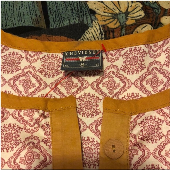 Chevignon Vintage Columbian Silk Patterned Dress - Picture 3 of 5